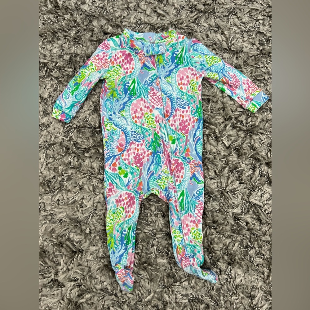 Lilly Pulitzer Pottery Barn Onesie